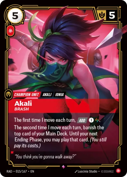 Akali, Brash RAD-015-167