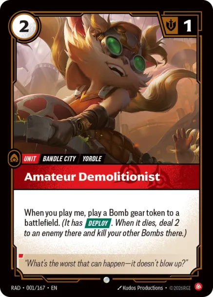 Amateur Demolitionist RAD-001-167