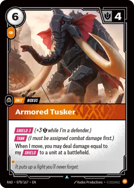 Armored Tusker RAD-078167