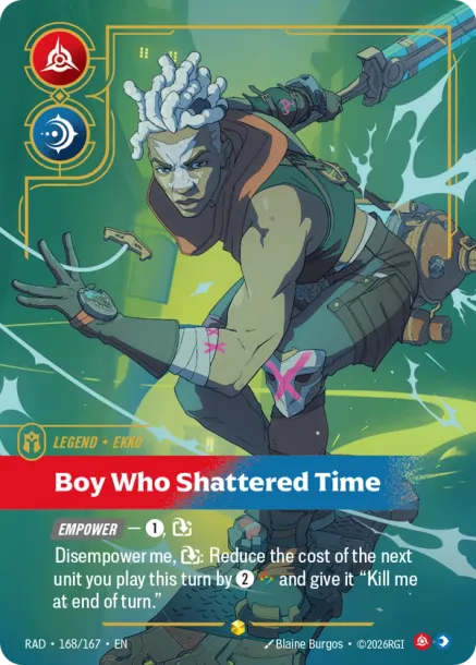 Boy Who Shattered Time RAD-168-167
