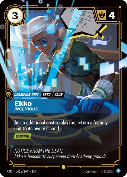 Ekko, Ingenious RAD-061a167