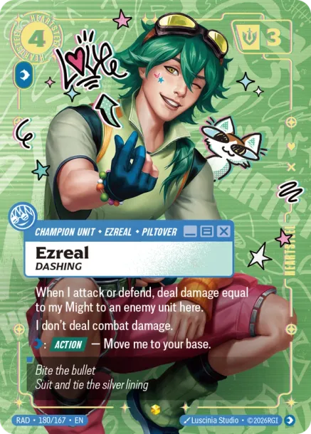 Ezreal, Dashing RAD-180-167