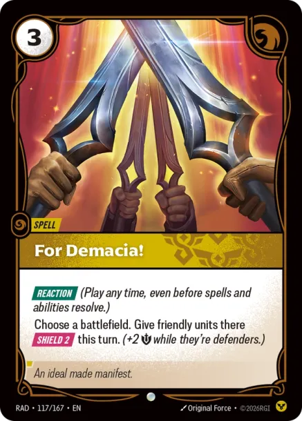 For Demacia! RAD-117-167