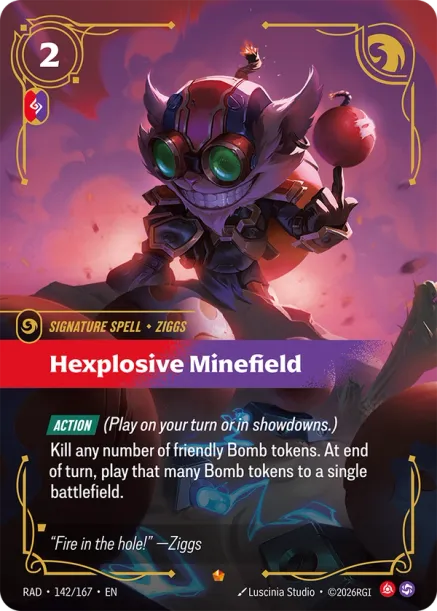 Hexplosive Minefield RAD-142-167
