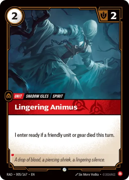 Lingering Animus RAD-005-167