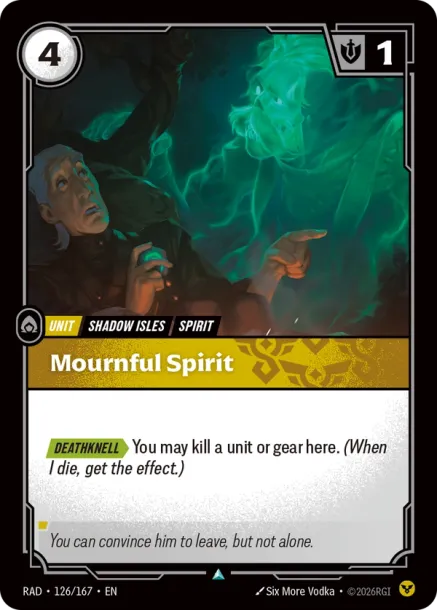 Mournful Spirit RAD-126-167