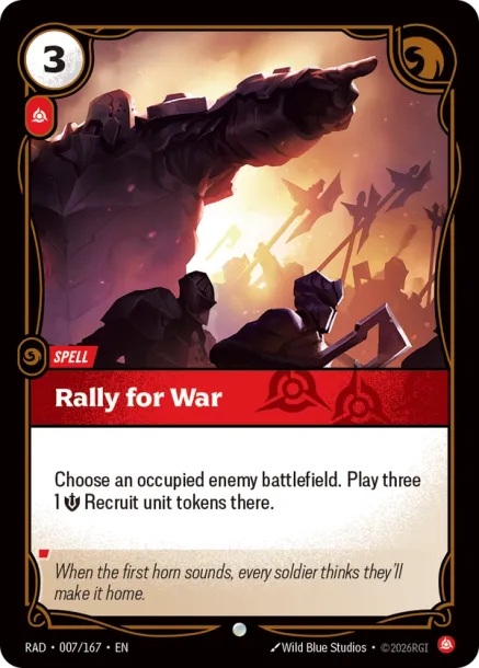 Rally for War RAD-007-167