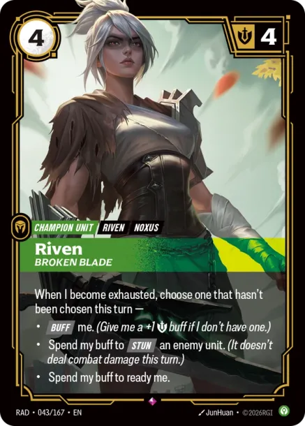 Riven, Broken Blade RAD-043167