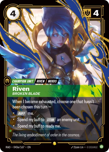Riven, Broken Blade RAD-043a167