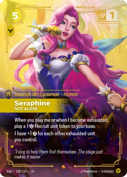 Seraphine, Not Alone RAD-138-167