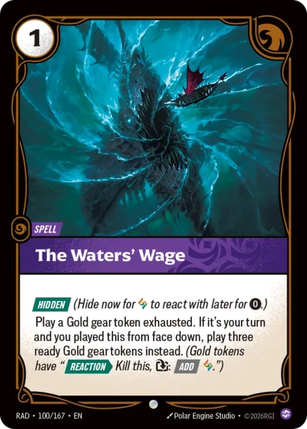 The Waters' Wage RAD-100167