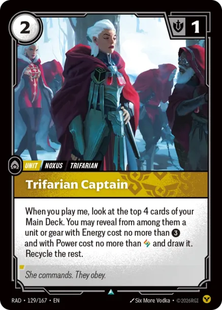 Trifarian Captain RAD-129-167